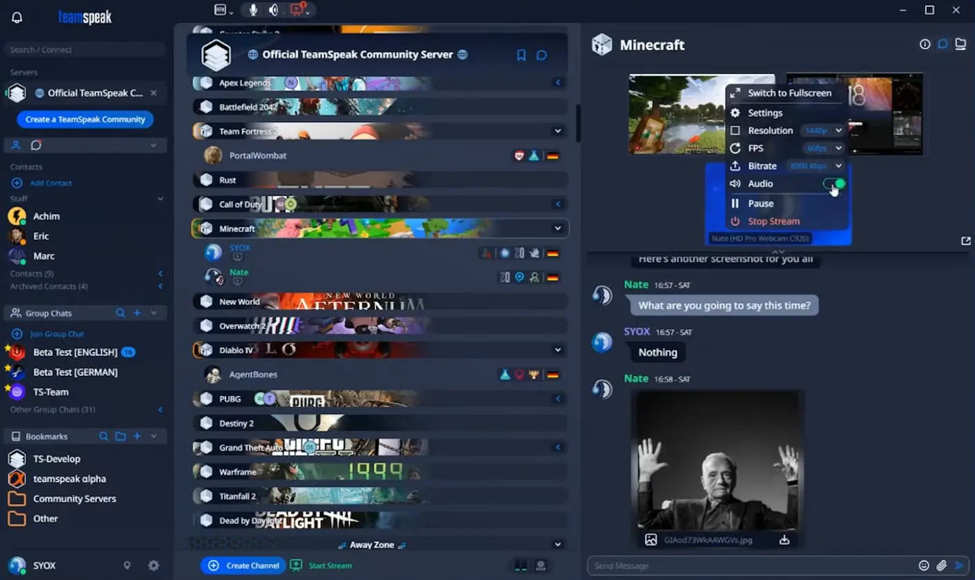 TeamSpeak 6 Client